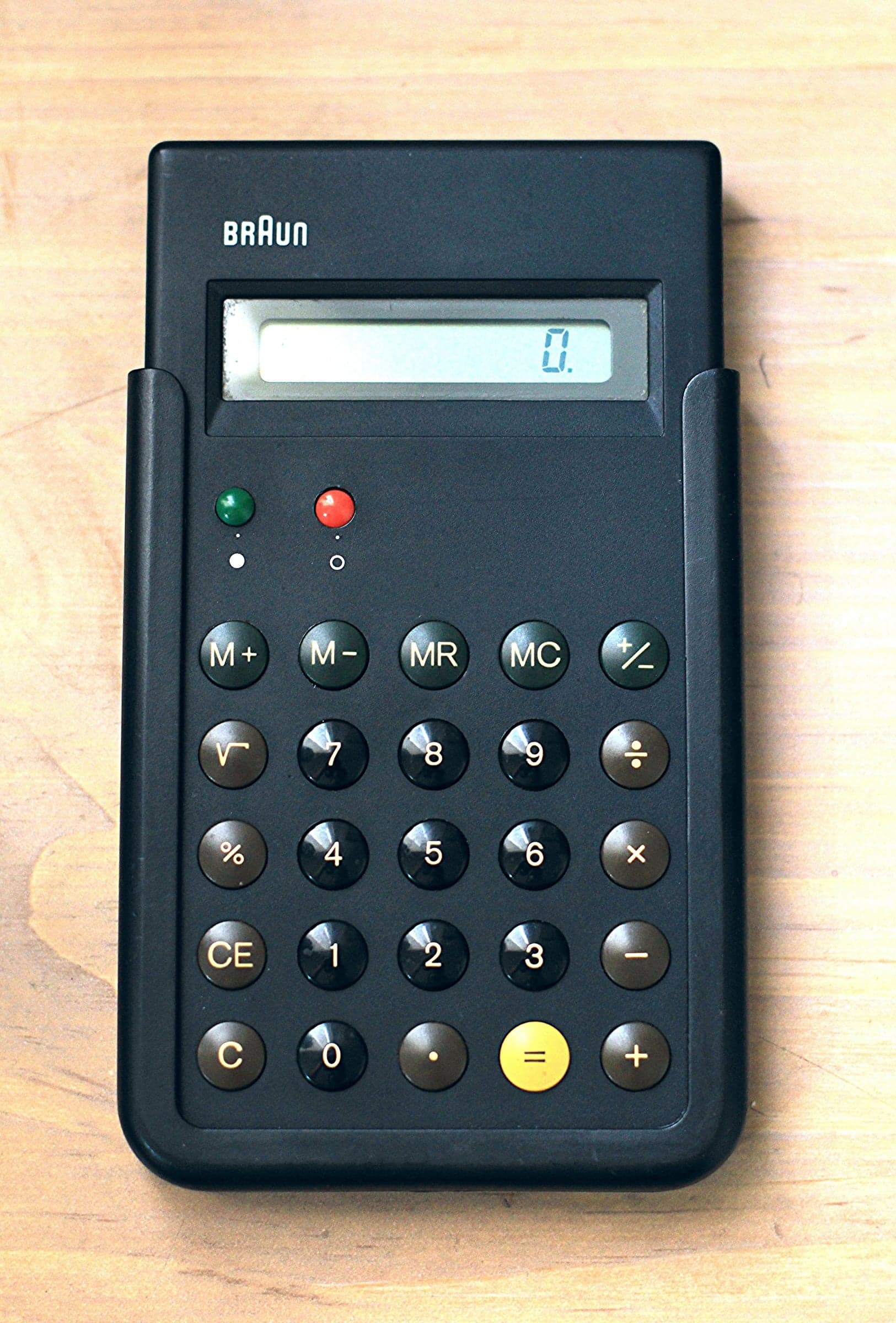 Braun ET66 计算器特写
