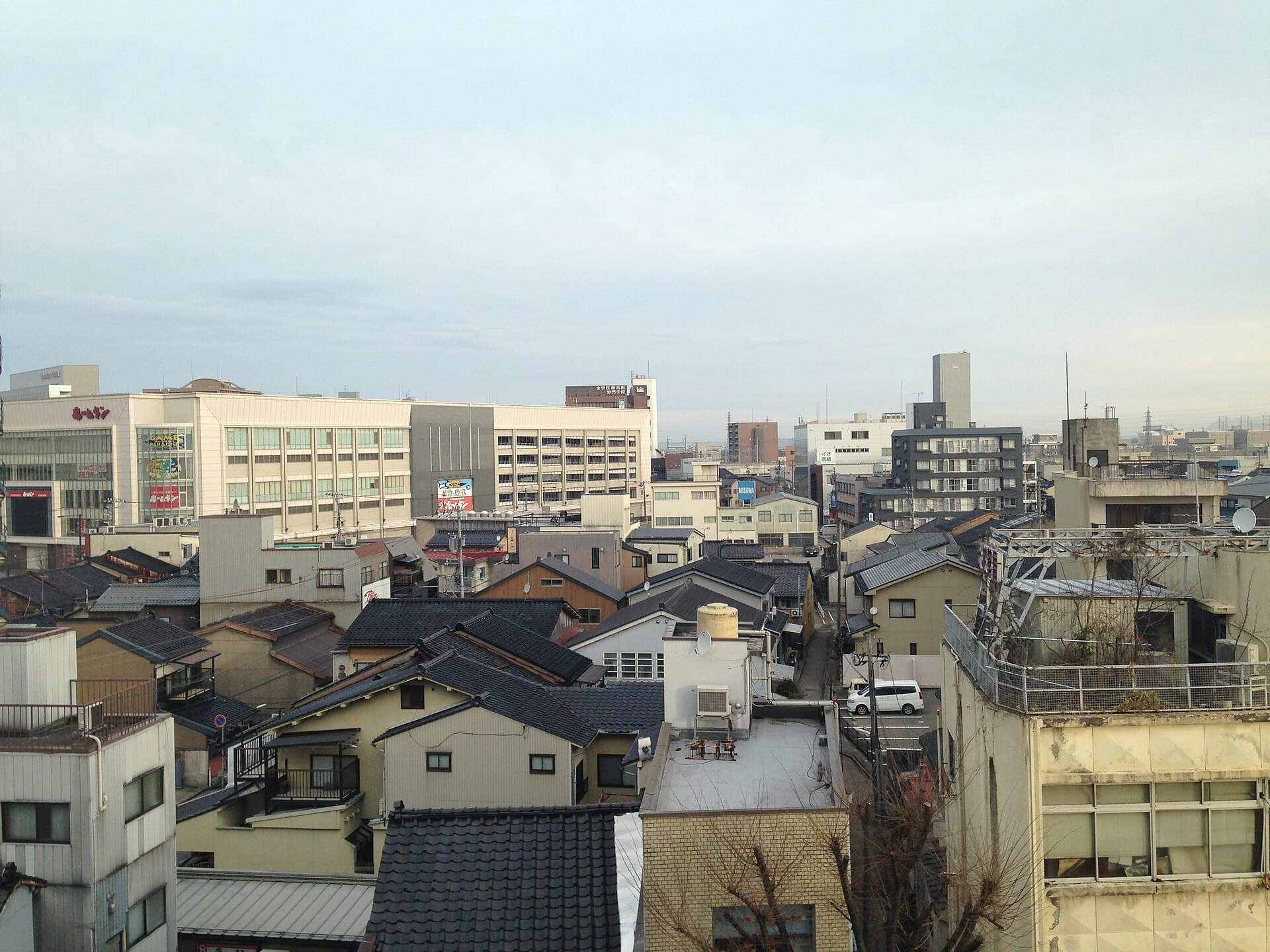 金泽——Skyline of Kanazawa, Ishikawa from Castle Inn Kanazawa