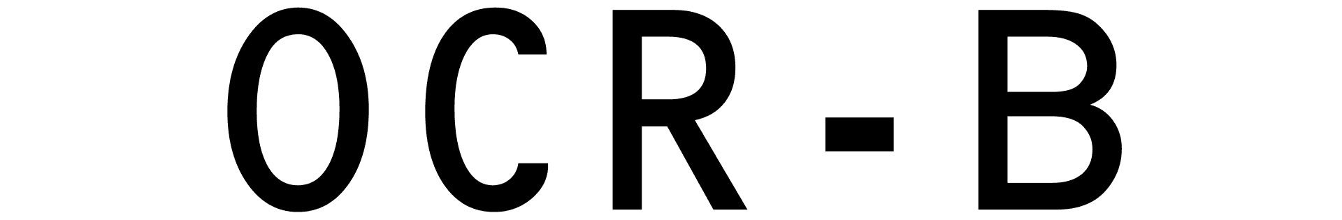 OCR-B