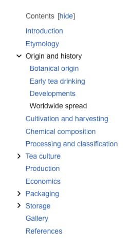 极简界面设计——TOC active section, minimalist (both)