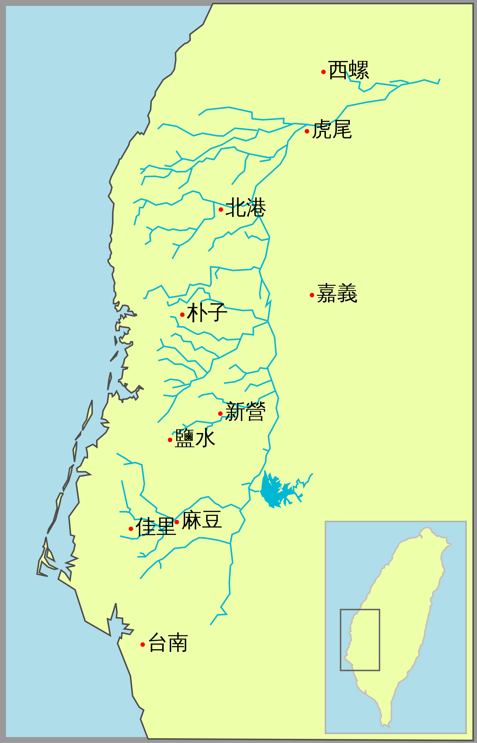 韩家英——Jianan Dazun Map