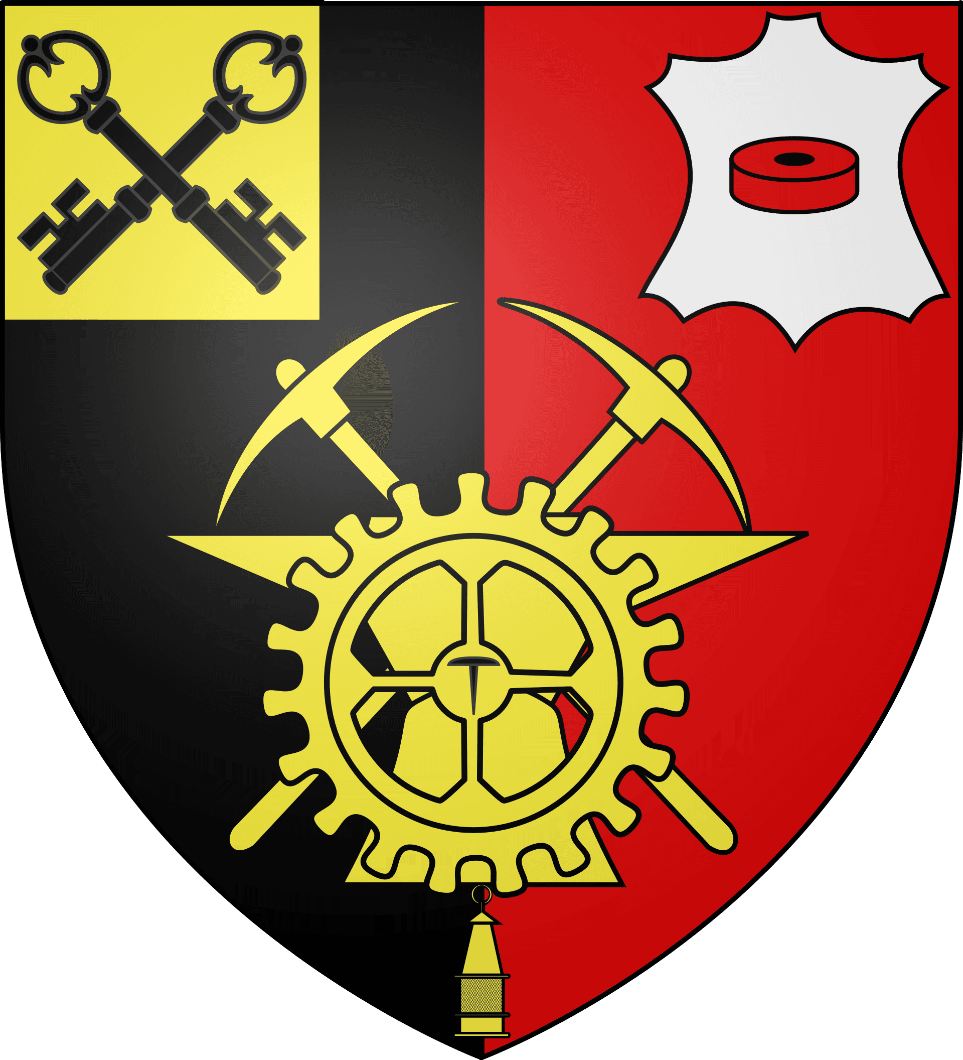 菲尔米尼——Blason ville fr Firminy (Loire)