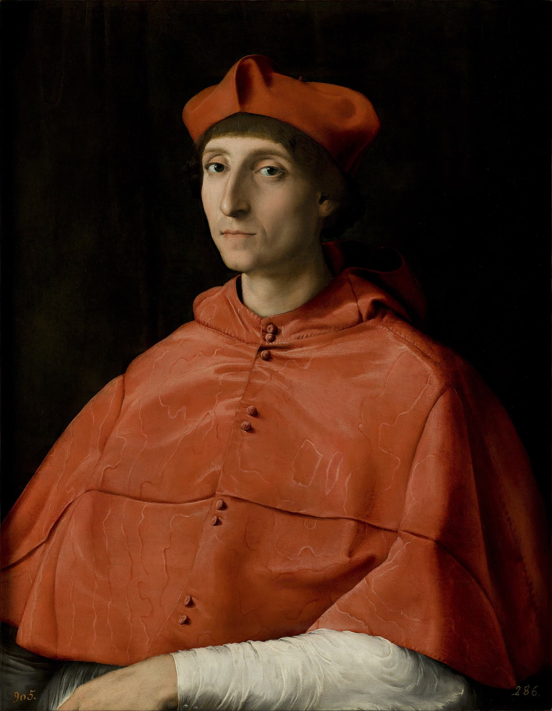 谷歌——Portrait of a Cardinal, by Raffael, from Prado in Google Earth