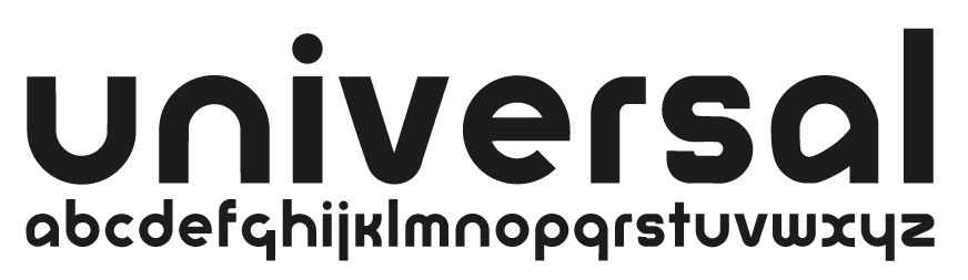 Universal Typeface——字样标本