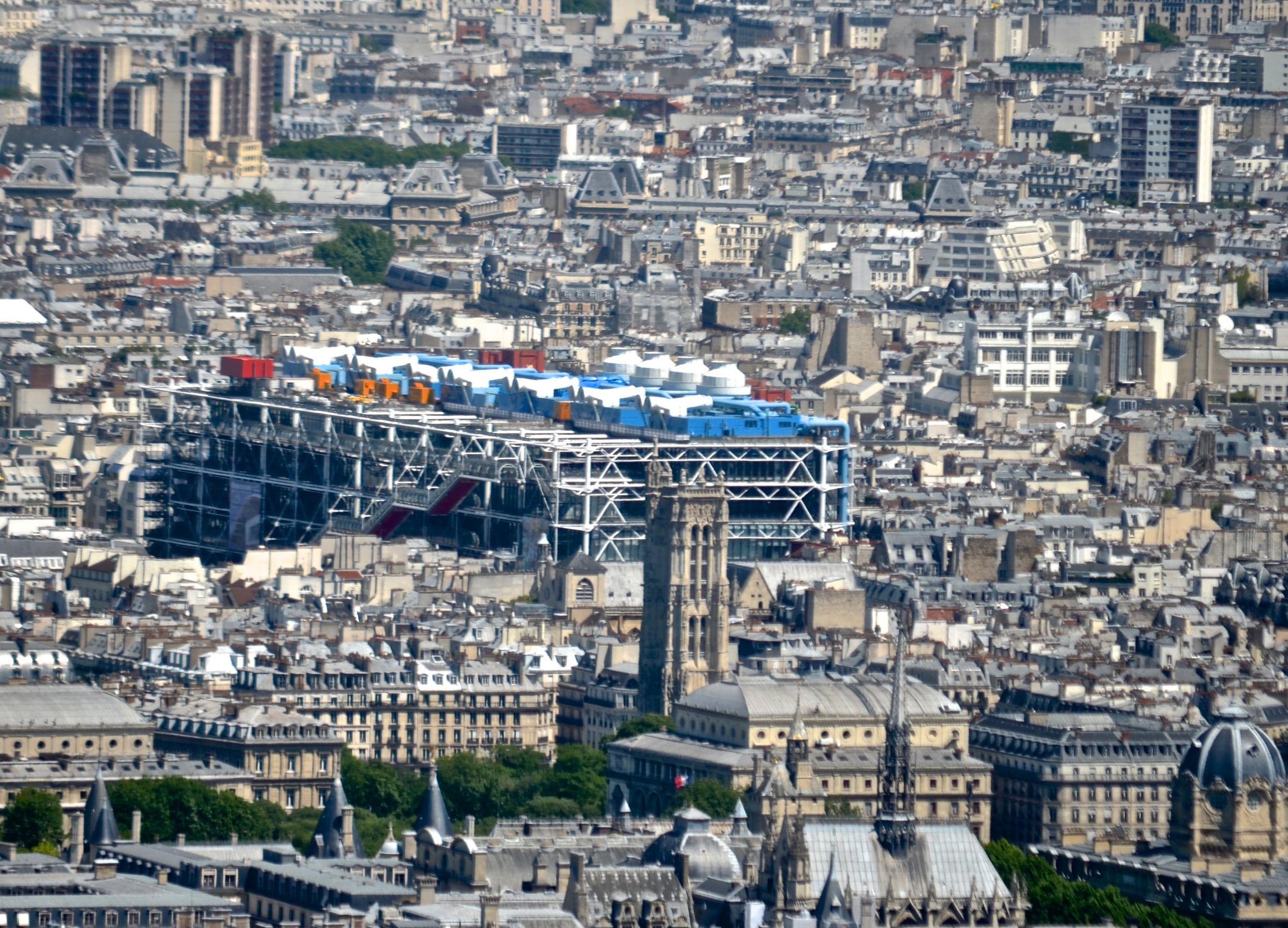 蓬皮杜——蒙帕纳斯大厦俯瞰